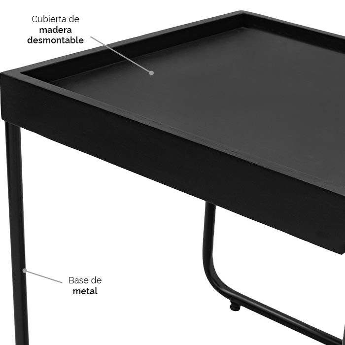 Mesa Lateral Treka - Ergonomik Mesa Lateral Tamarindo