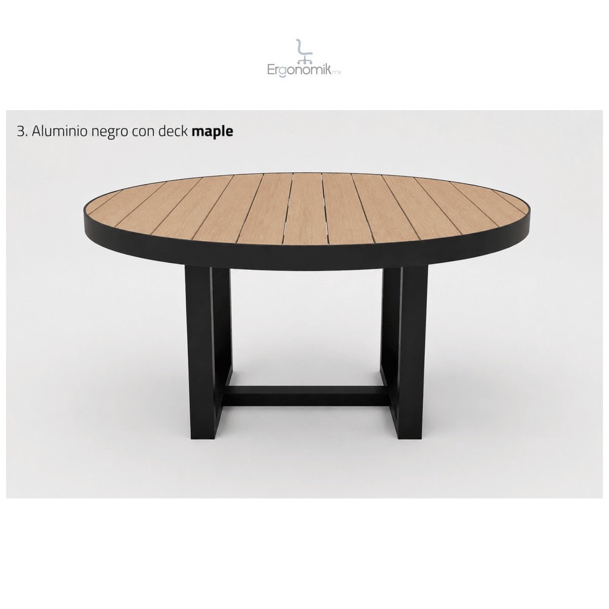 Mesa Marah Redonda - Ergonomik mesa de exterior Quality Furniture