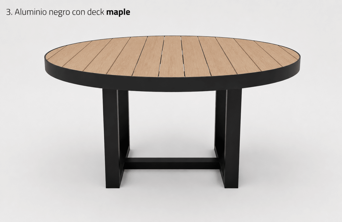 Mesa Marah Redonda - Ergonomik mesa de exterior Quality Furniture