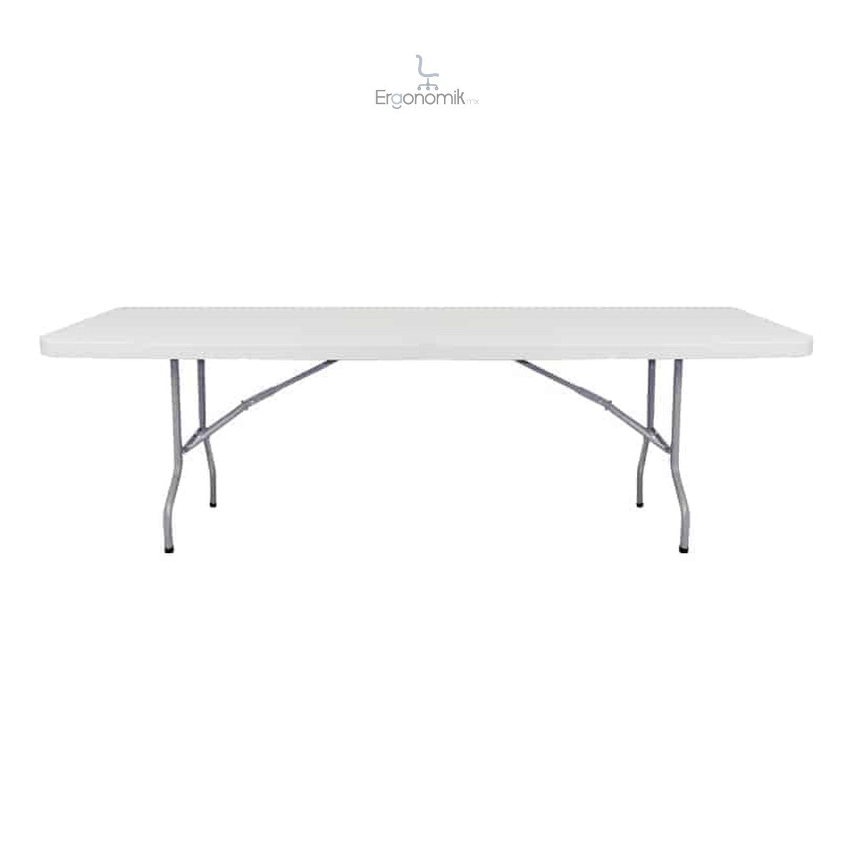 Mesa plegable rectangular ofik 2.44×76 plastico blanco - Ergonomik mesa OFIK