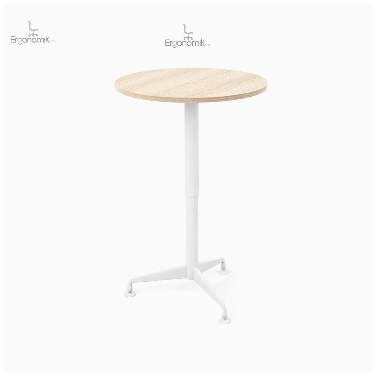 Mesa Redonda Mike - Altura ajustable/18MM - Ergonomik escritorio MEM