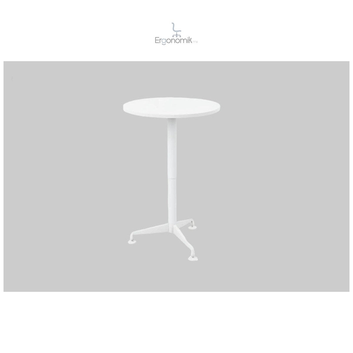 Mesa Redonda Mike - Altura ajustable/18MM - Ergonomik escritorio MEM