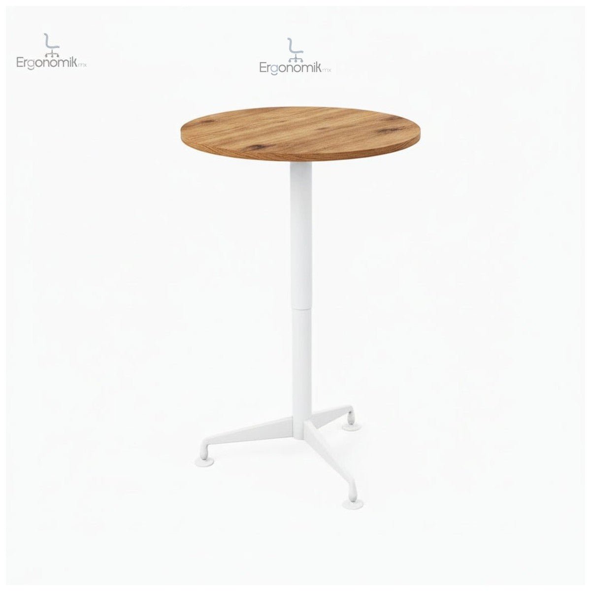 Mesa Redonda Mike - Altura ajustable/18MM - Ergonomik escritorio MEM