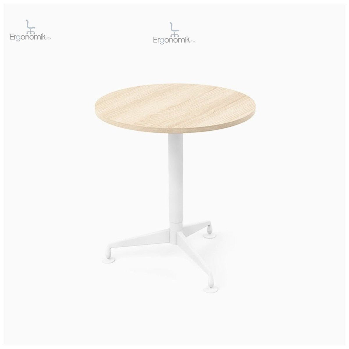 Mesa Redonda Mike - Altura ajustable/18MM - Ergonomik escritorio MEM