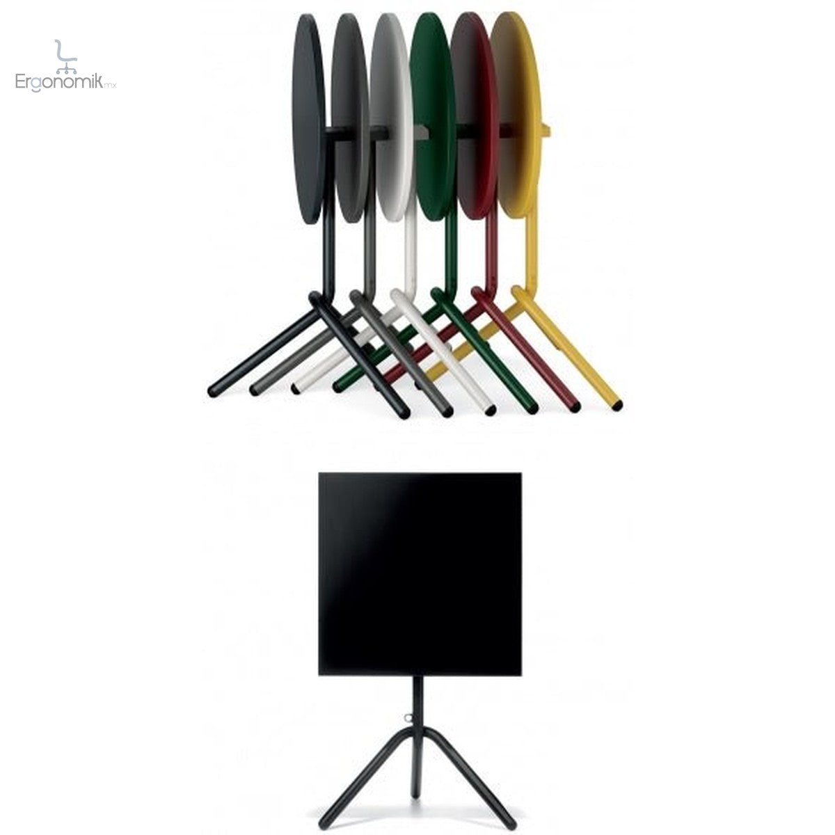 Mesa TA Alta - Cuadrada - Ergonomik mesa multiusos OFFIHO