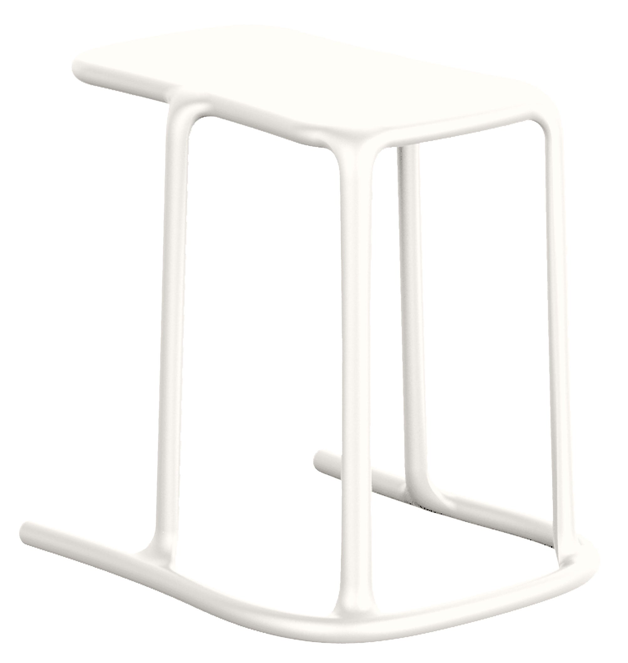 Vista frontal de Mesa Uno 4 piezas moderna