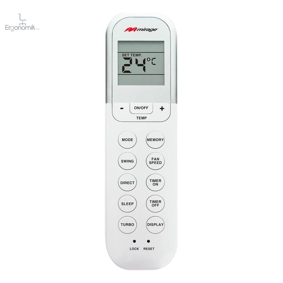 Minisplit Life 12+ 1 Ton 220V Frío/Calor - Ergonomik Minisplit Mirage