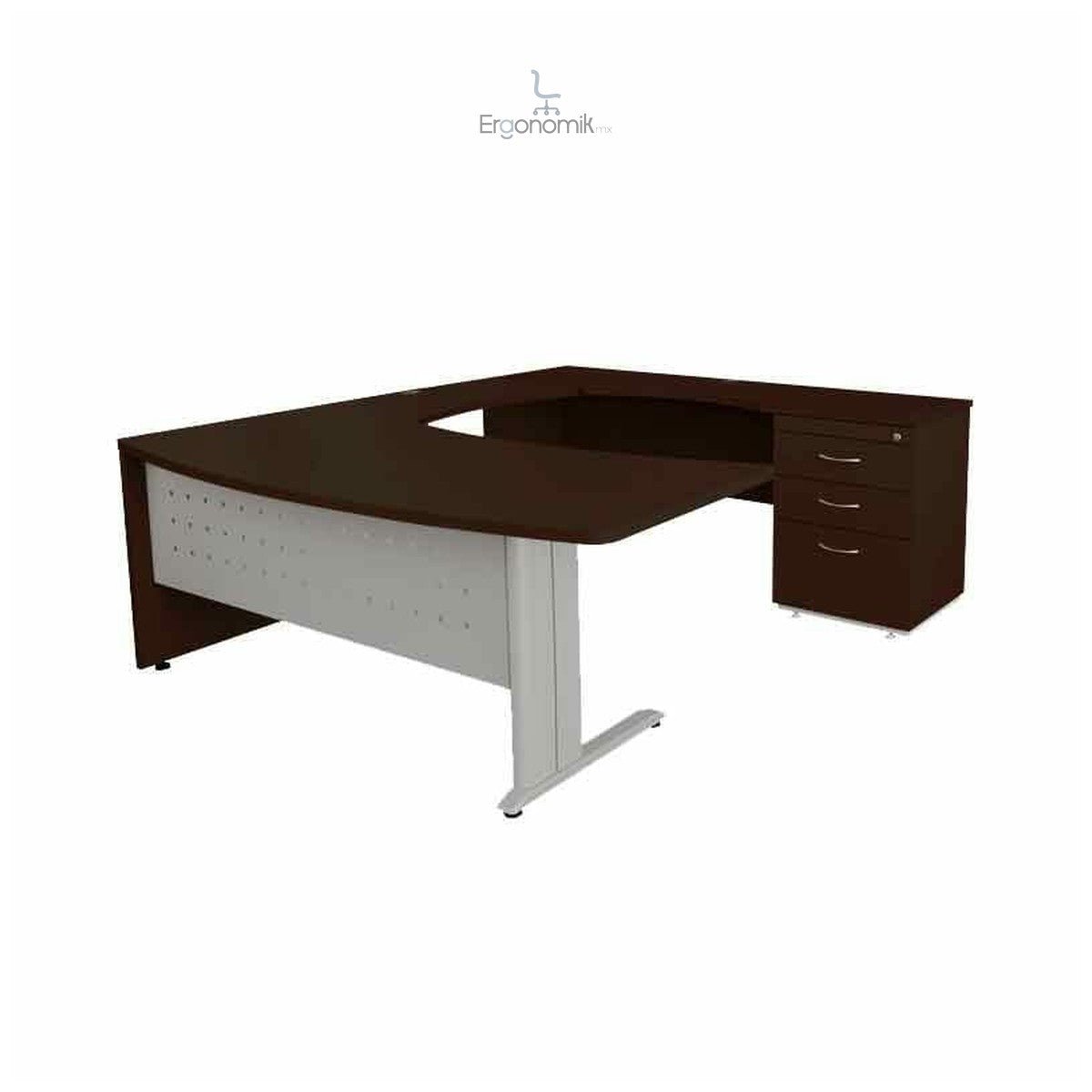 Módulo Ejecutivo Elite Bari Derecho - Ergonomik escritorio OFIK