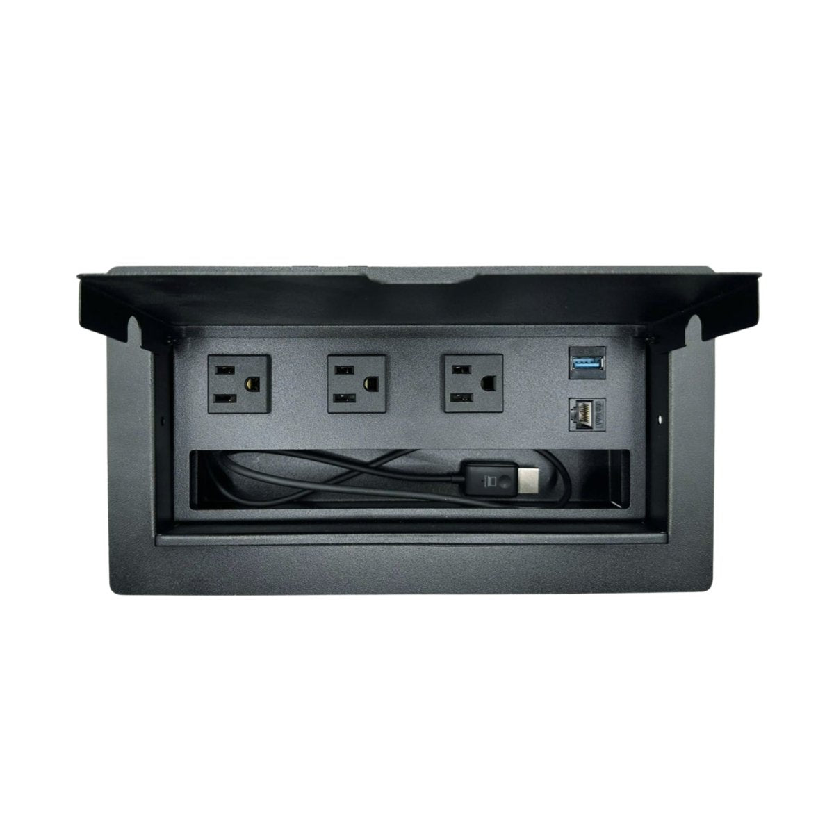 Multicontacto Barcelona Box con HDMI Inalámbrico — LUMBRO - Ergonomik Multicontacto empotrable LUMBRO