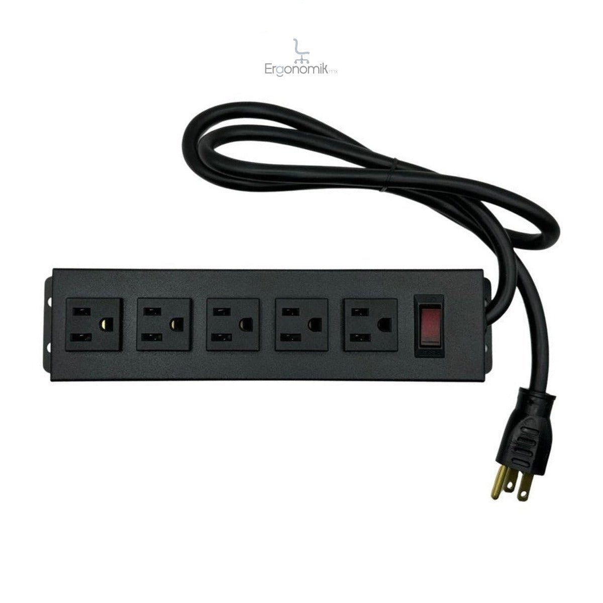 Multicontacto de Sobreponer Nápoli 5 Contactos - Ergonomik Multicontacto de sobreponer LUMBRO