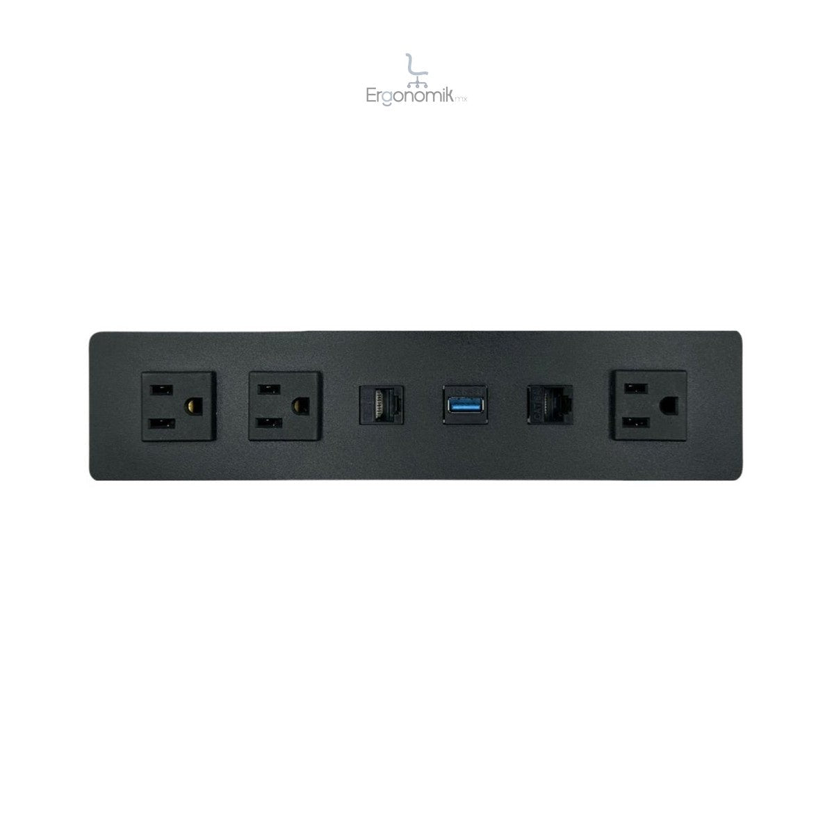 Multicontacto Empotrable Bari G — LUMBRO - Ergonomik Multicontacto empotrable LUMBRO