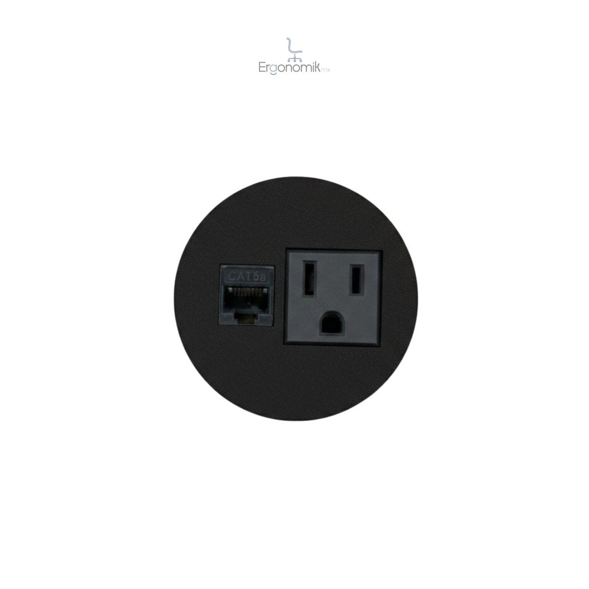 Multicontacto Split Mini Puertos — LUMBRO - Ergonomik Multicontacto empotrable LUMBRO