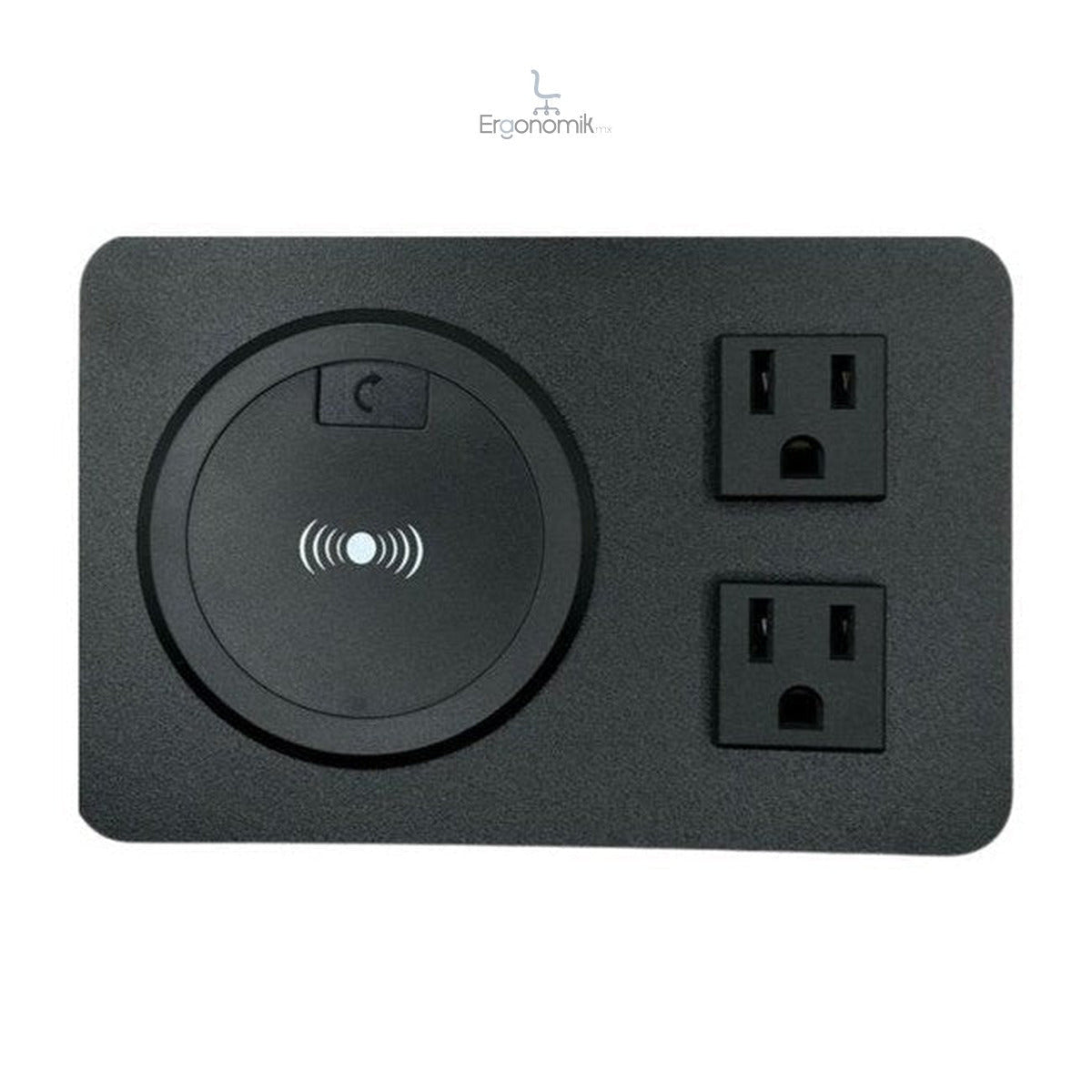 Multicontacto Vancouver con Carga Inalámbrica - Ergonomik Multicontacto de sobreponer LUMBRO