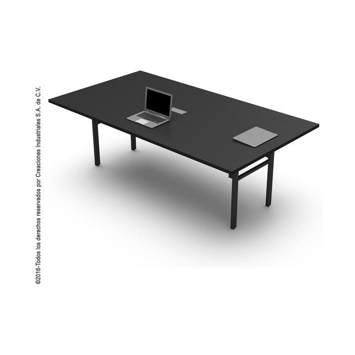Mesa alta E-Link de 150 cm estructura negra (19MM)657 - Ergonomik Mesa OFIK