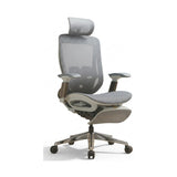 Silla Ejecutiva TH06 Mesh Gris y Descansapiés
