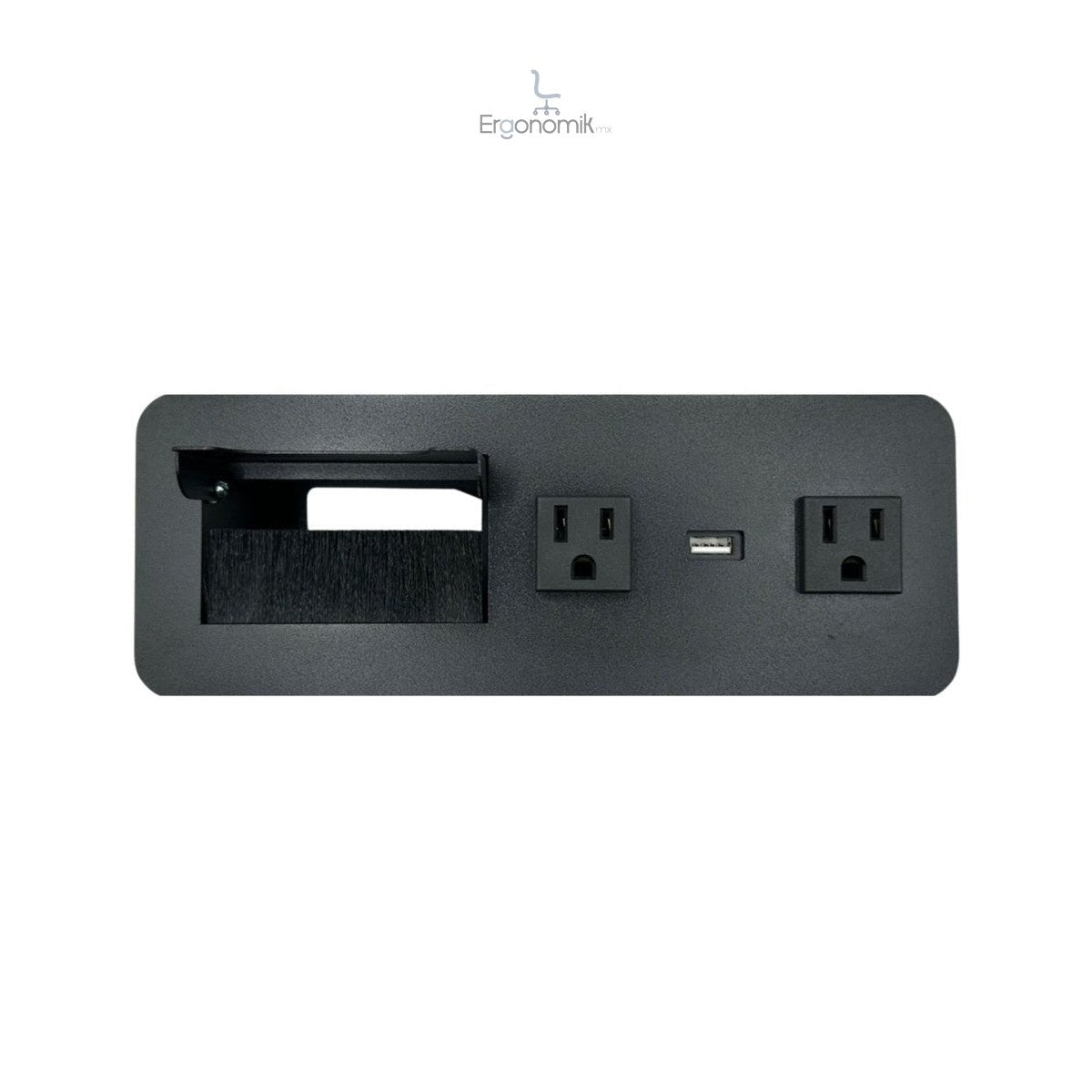 Pasacables Bari con Multicontacto — LUMBRO - Ergonomik Pasacables LUMBRO