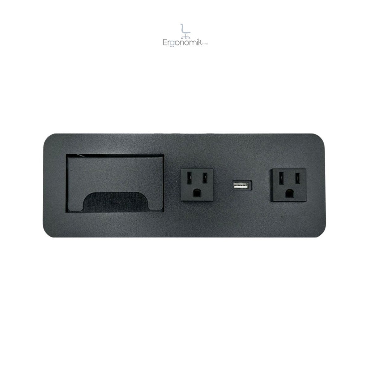Pasacables Bari con Multicontacto — LUMBRO - Ergonomik Pasacables LUMBRO