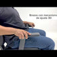 Silla Operativa Confort II con Brazos Ajustables en Tela color Negro