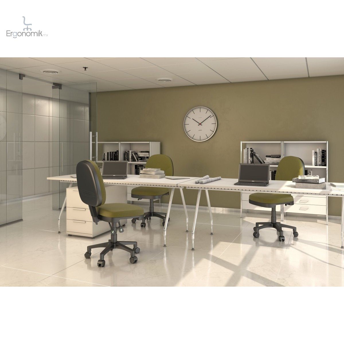 ProChair OHS - 43 - 2 piezas - Ergonomik silla operativa OFFIHO