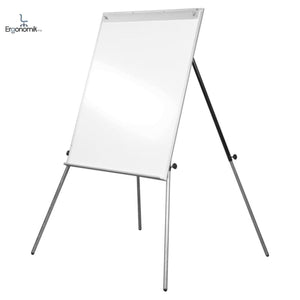 Rotafolio Telescopico Blanco 0.90×0.70m - Ergonomik pizarron blanco Ergonomik