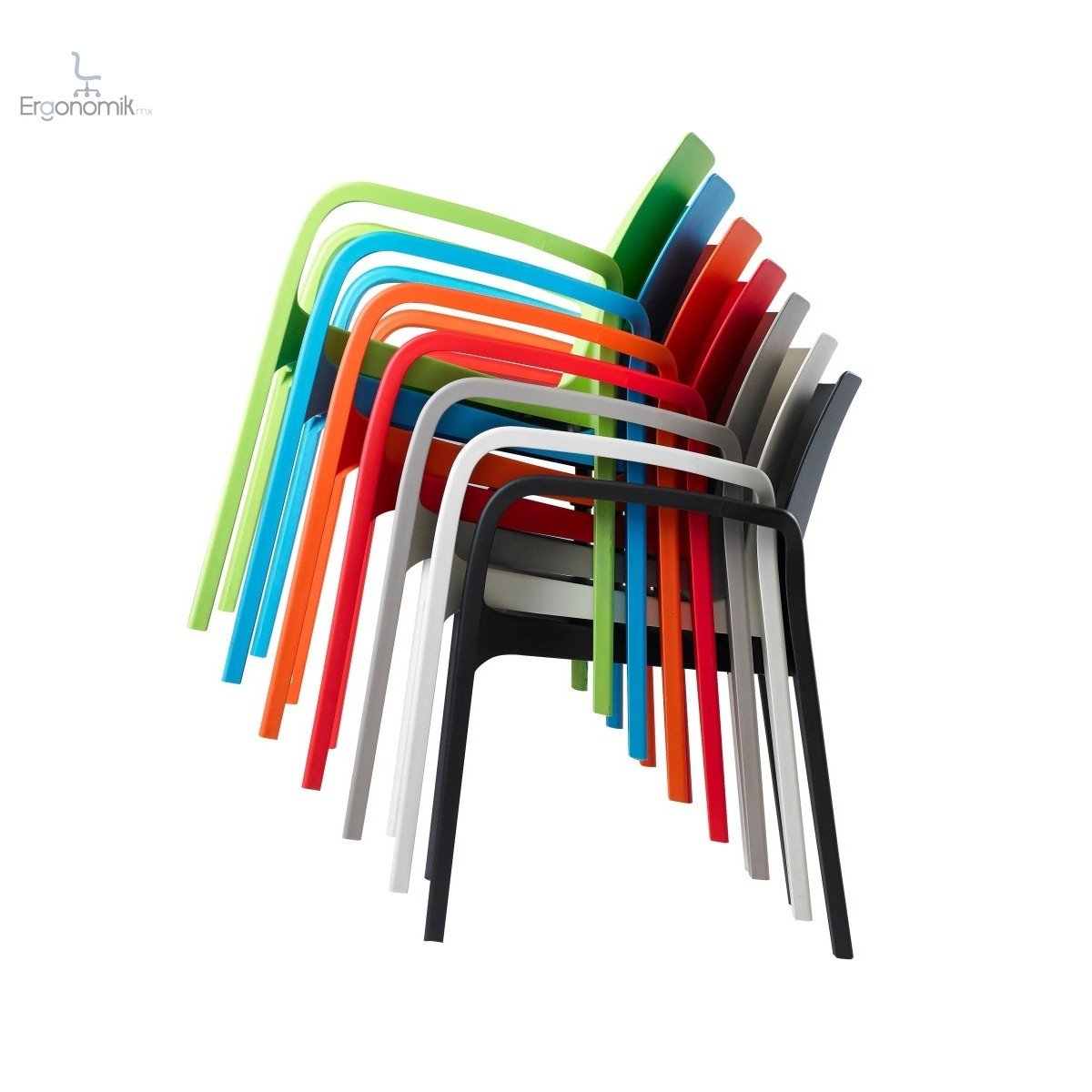 Silla Alissa - 3 piezas - Ergonomik silla visita OFFIHO