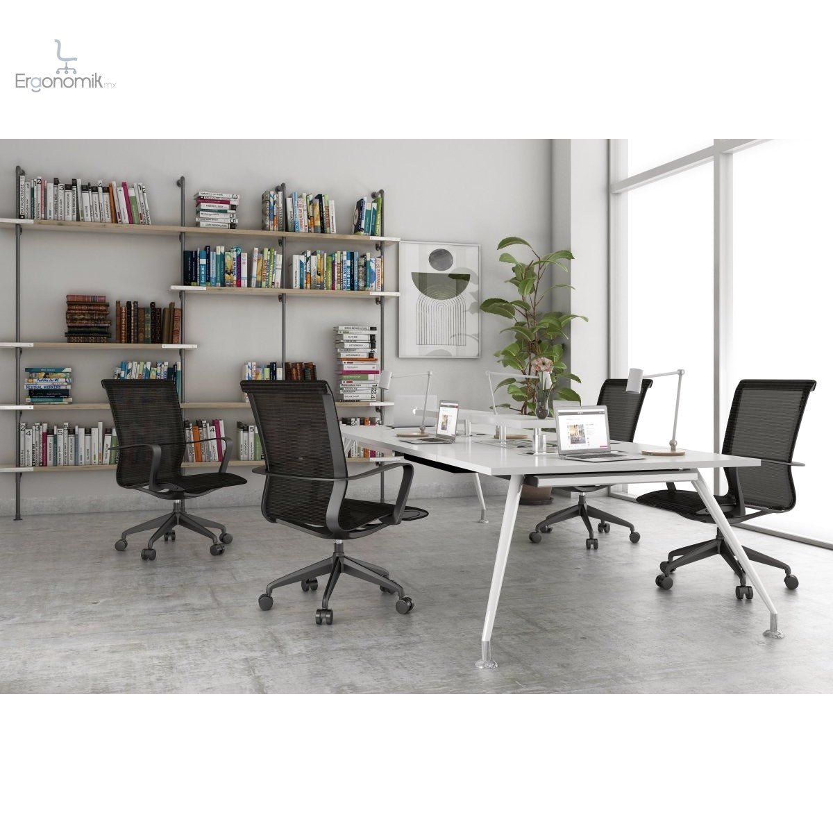 Silla BIO paquete - 2 piezas - Ergonomik silla operativa OFFIHO