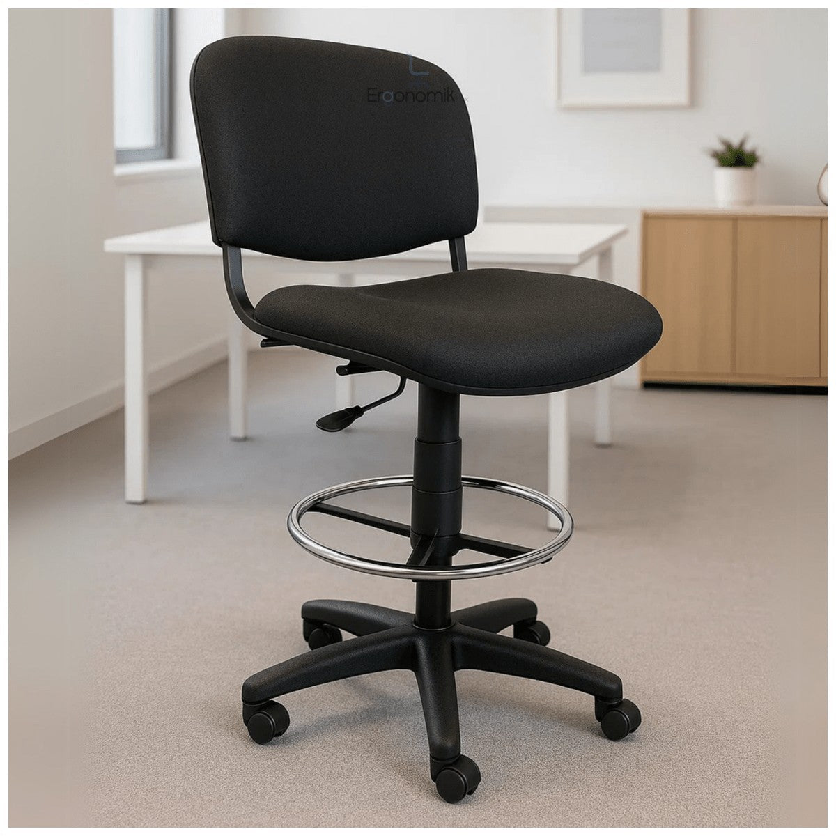 Silla Cajero Allegro en Tela sin Brazos - Ergonomik pieza OFIK