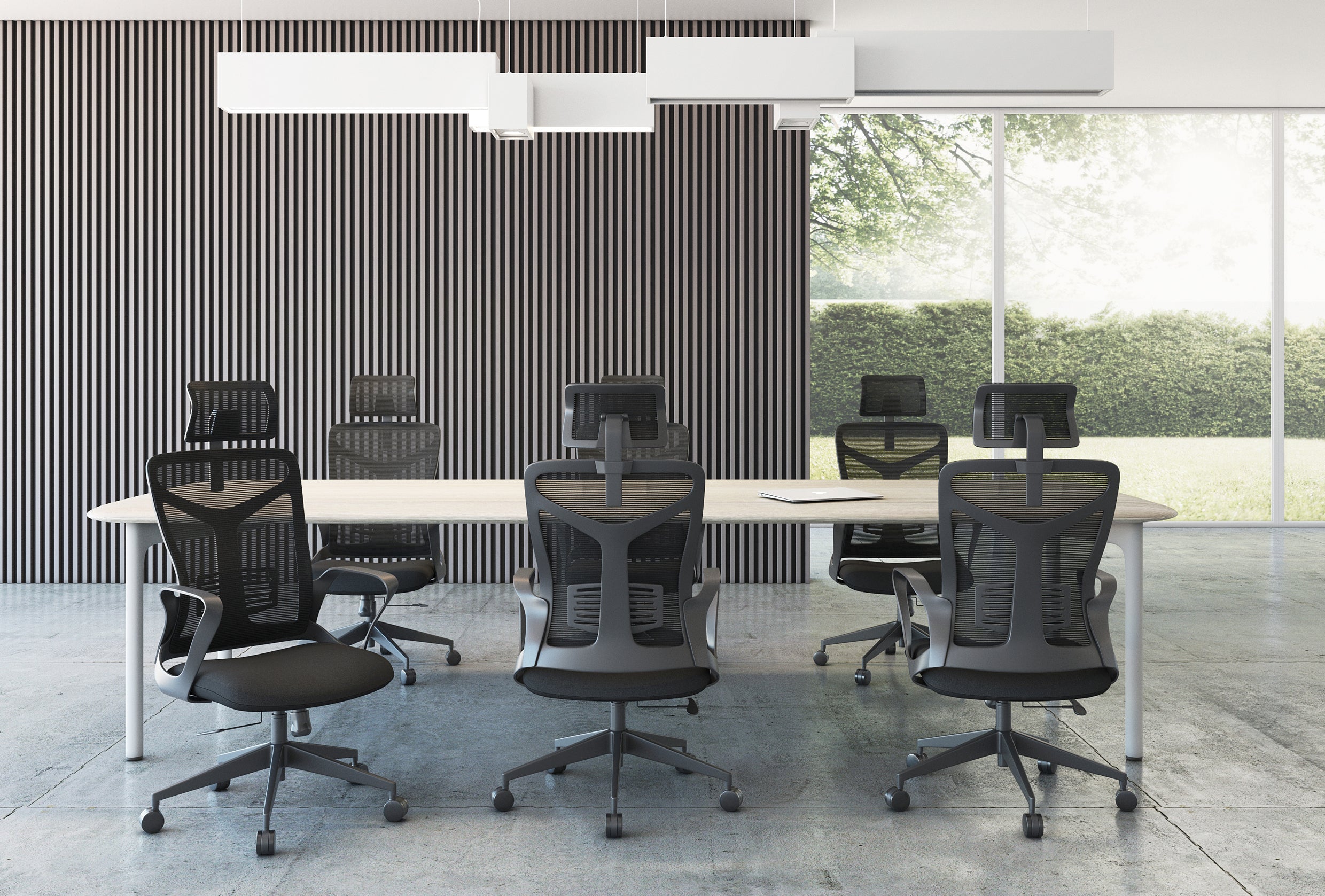 Silla Cantabria en comedor u oficina contemporánea