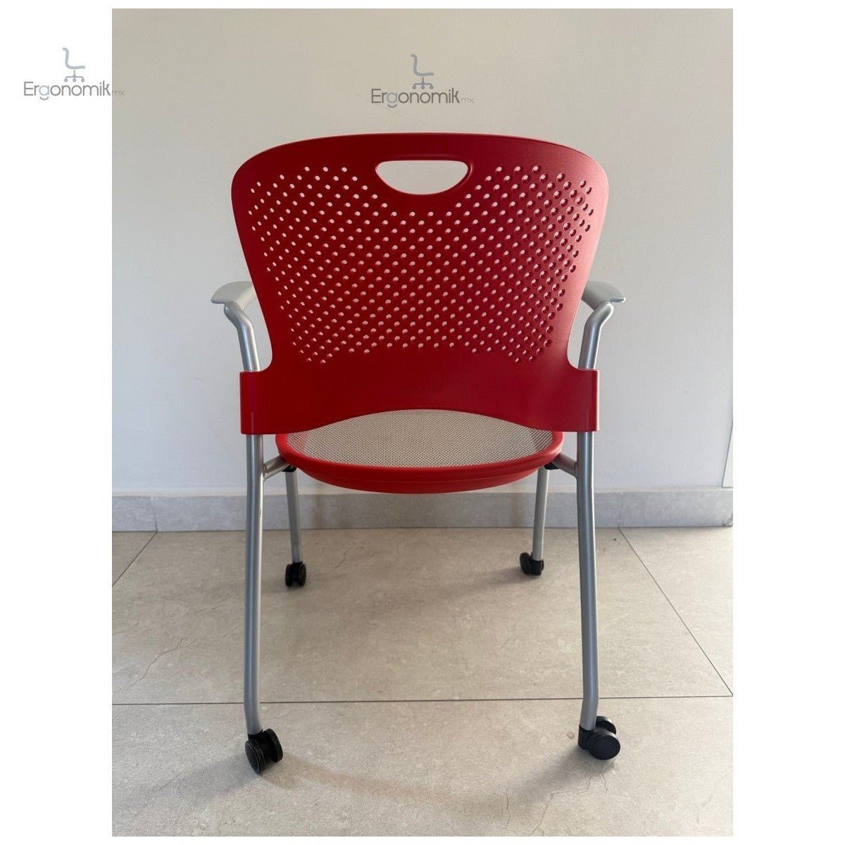 Silla Caper Rojo Herman Miller - 4 Piezas- Preowned - Ergonomik silla ergonomica Herman Miller