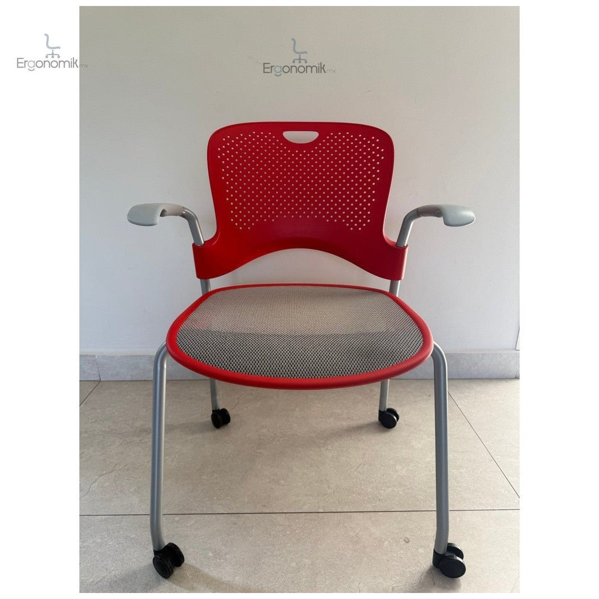 Silla Caper Rojo Herman Miller - 4 Piezas- Preowned | Muebles ergonomicos en Mexico | Ergonomik