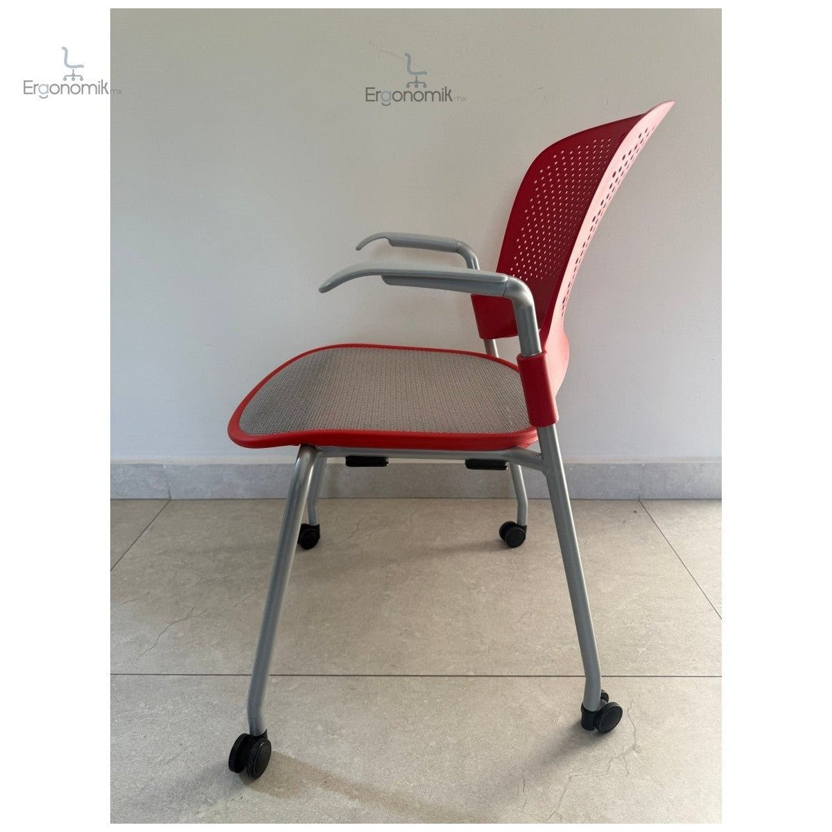 Silla Caper Rojo Herman Miller - 4 Piezas- Preowned | Muebles ergonomicos en Mexico | Ergonomik