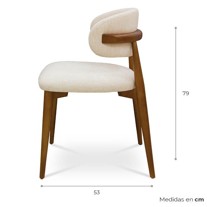 Silla de Comedor Liok - Ergonomik Silla de Comedor Tamarindo