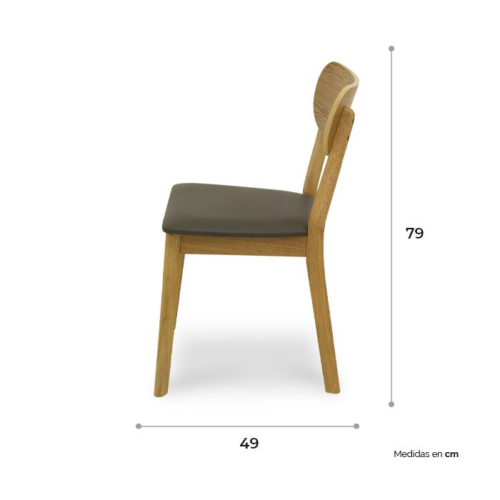 Silla de Comedor Oli - Ergonomik Silla de Comedor Tamarindo