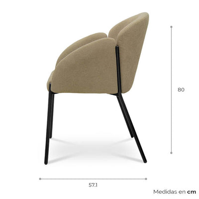 Silla de Comedor Ruan - Ergonomik Silla de Comedor Tamarindo