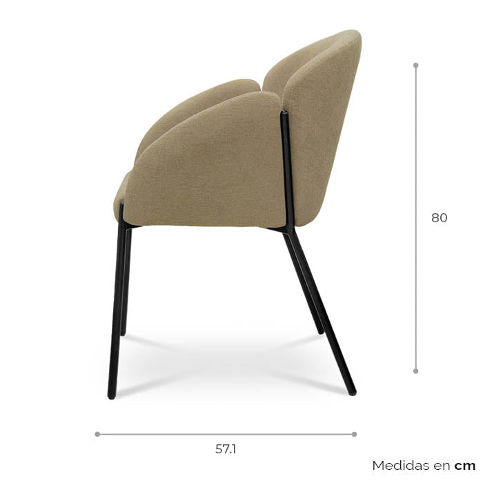 Silla de Comedor Ruan - Ergonomik Silla de Comedor Tamarindo