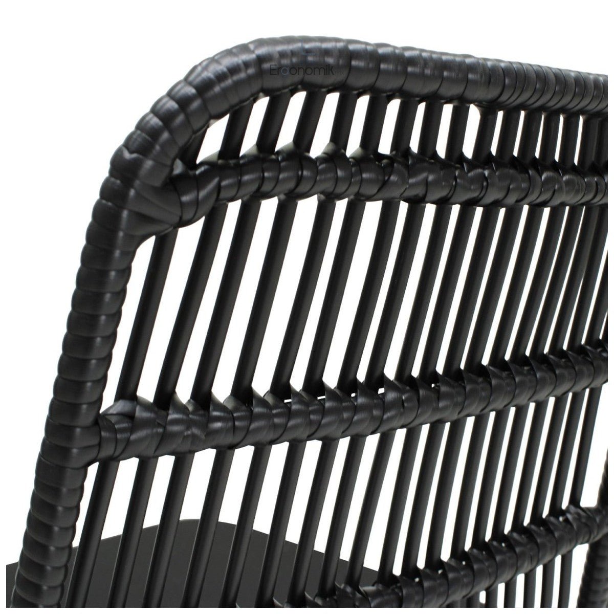 Silla De Exterior Guyana Negra - Ergonomik Mobiliario MBK