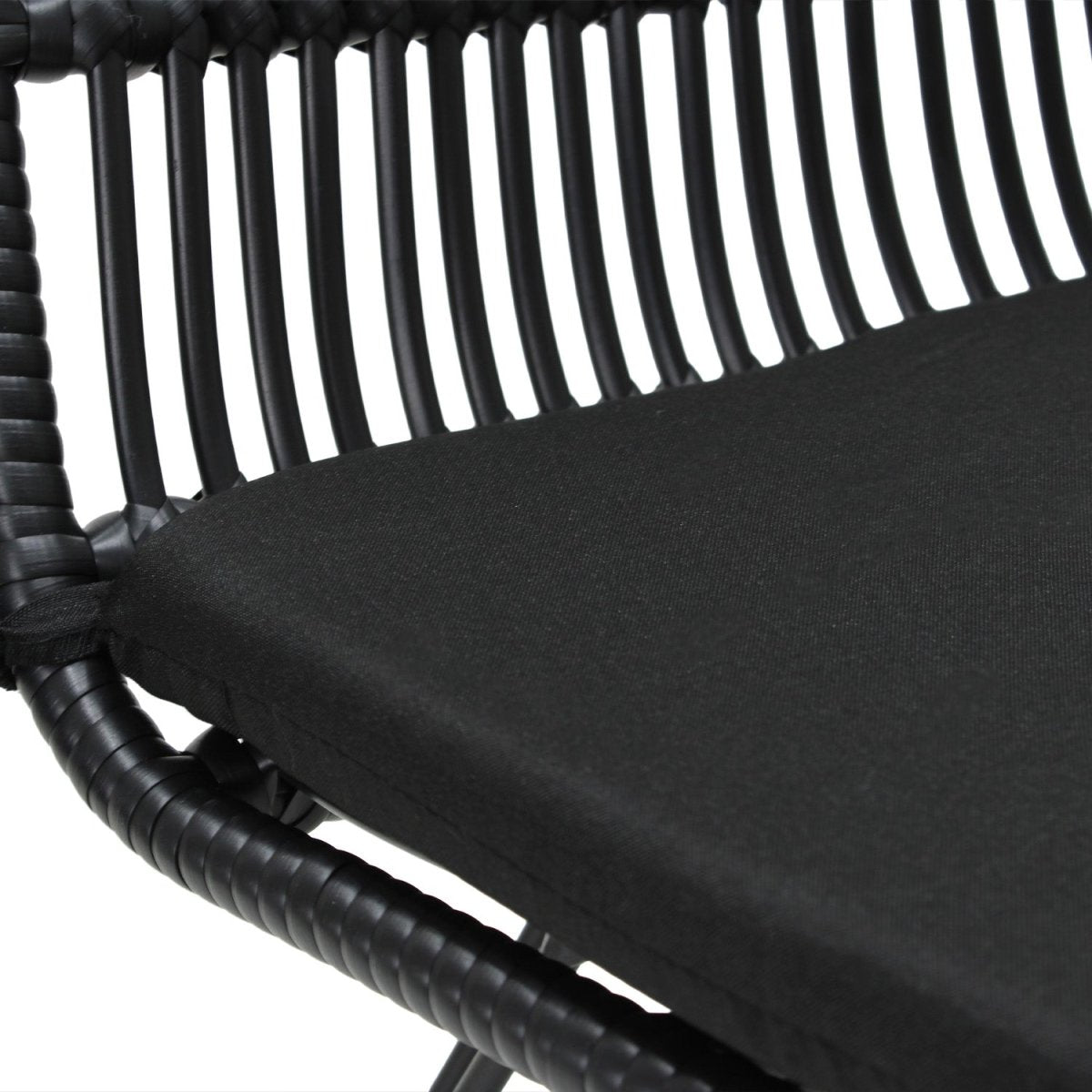 Silla De Exterior Guyana Negra - Ergonomik Mobiliario MBK