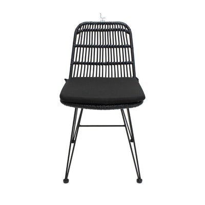 Silla De Exterior Guyana Negra - Ergonomik Mobiliario MBK