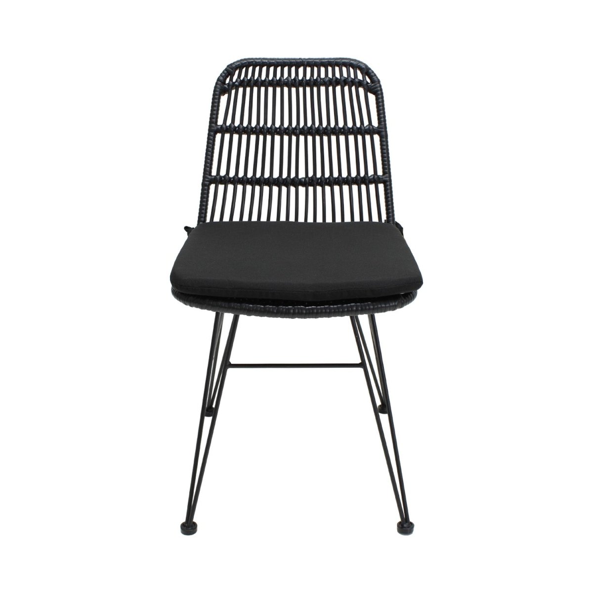 Silla De Exterior Guyana Negra - Ergonomik Mobiliario MBK