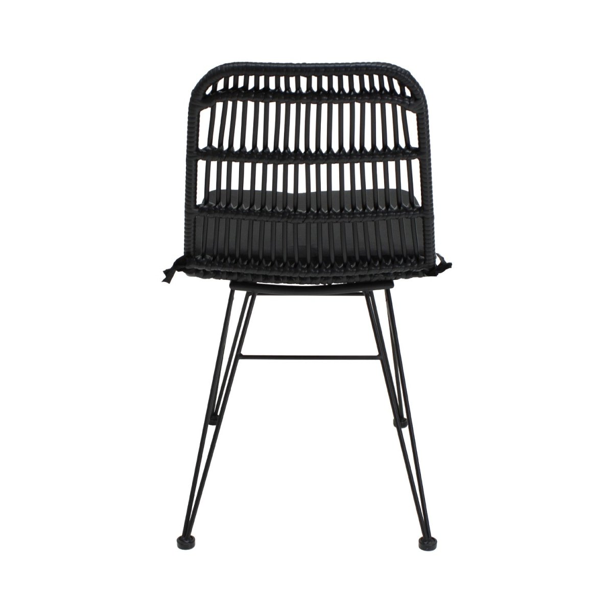 Silla De Exterior Guyana Negra - Ergonomik Mobiliario MBK