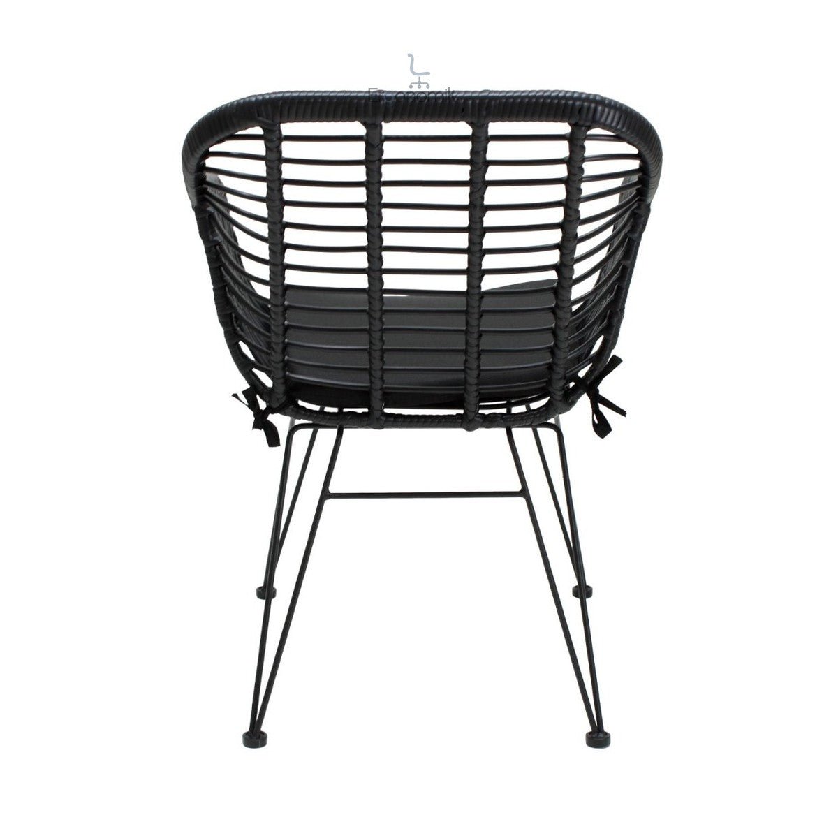 Silla De Exterior Tobago Negra - Ergonomik Mobiliario MBK