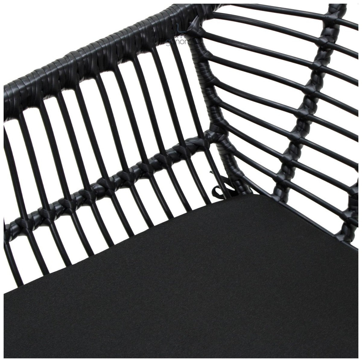 Silla De Exterior Tobago Negra - Ergonomik Mobiliario MBK