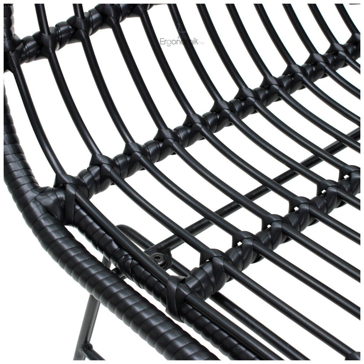 Silla De Exterior Tobago Negra - Ergonomik Mobiliario MBK