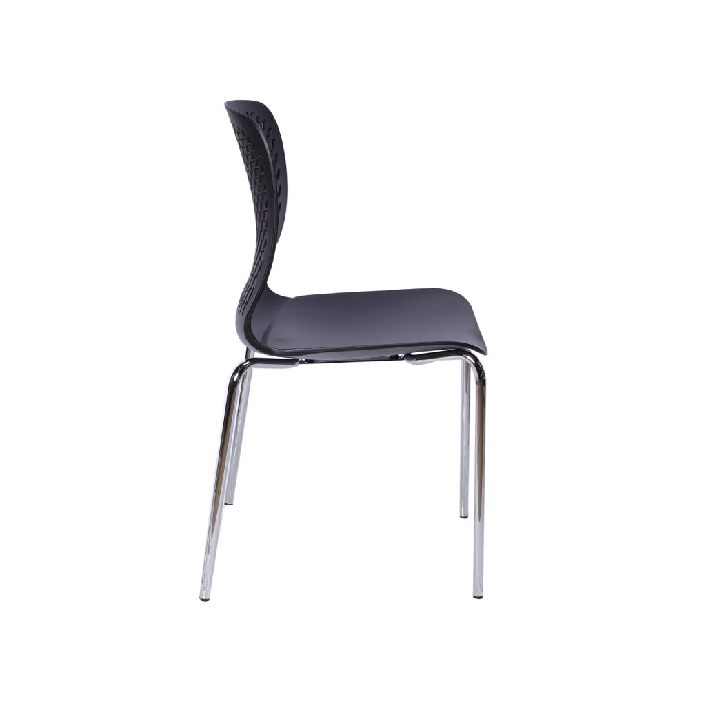 Detalle del respaldo acolchado de la Silla de Visita 155NE