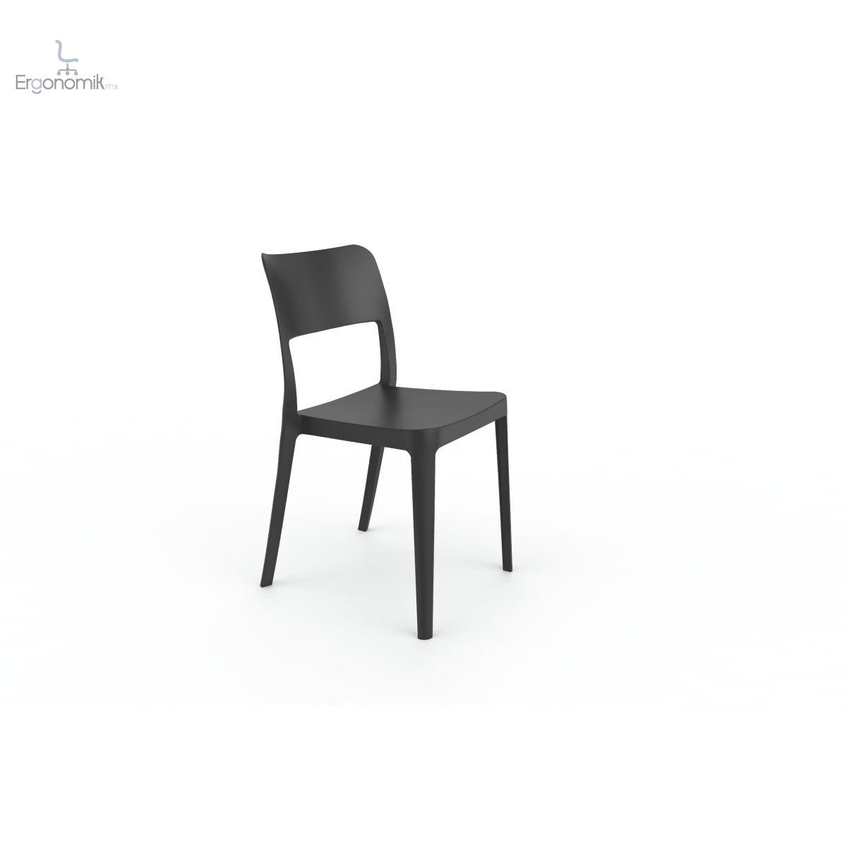 Silla de visita La Vie - 4 piezas - Ergonomik Silla de visita exterior OFFIHO