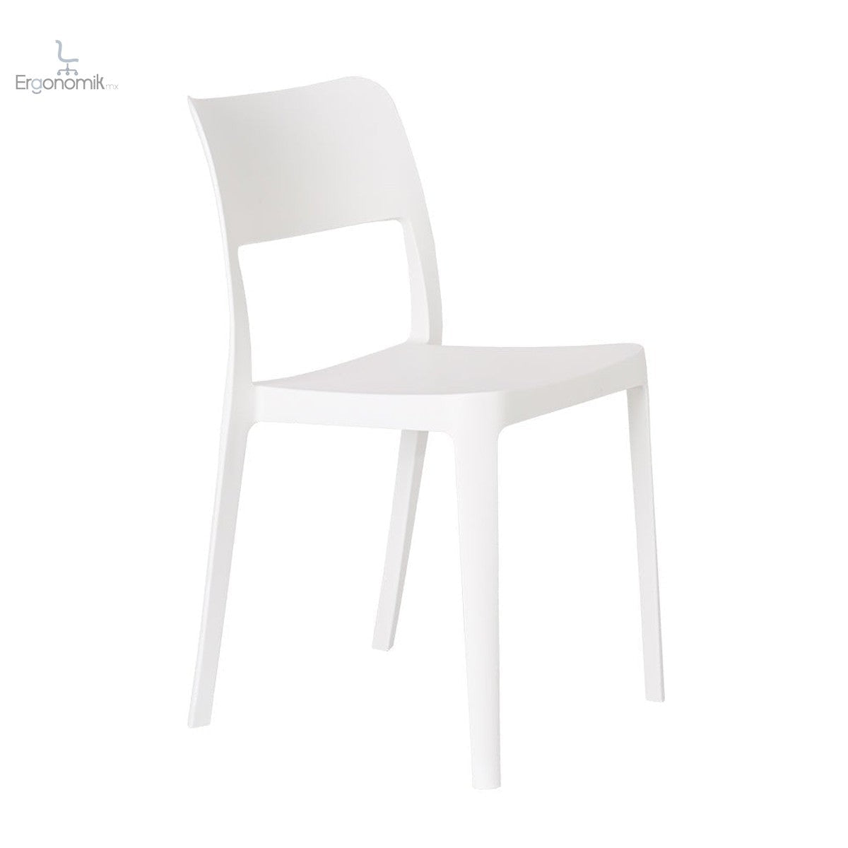Silla de visita La Vie - 4 piezas - Ergonomik Silla de visita exterior OFFIHO