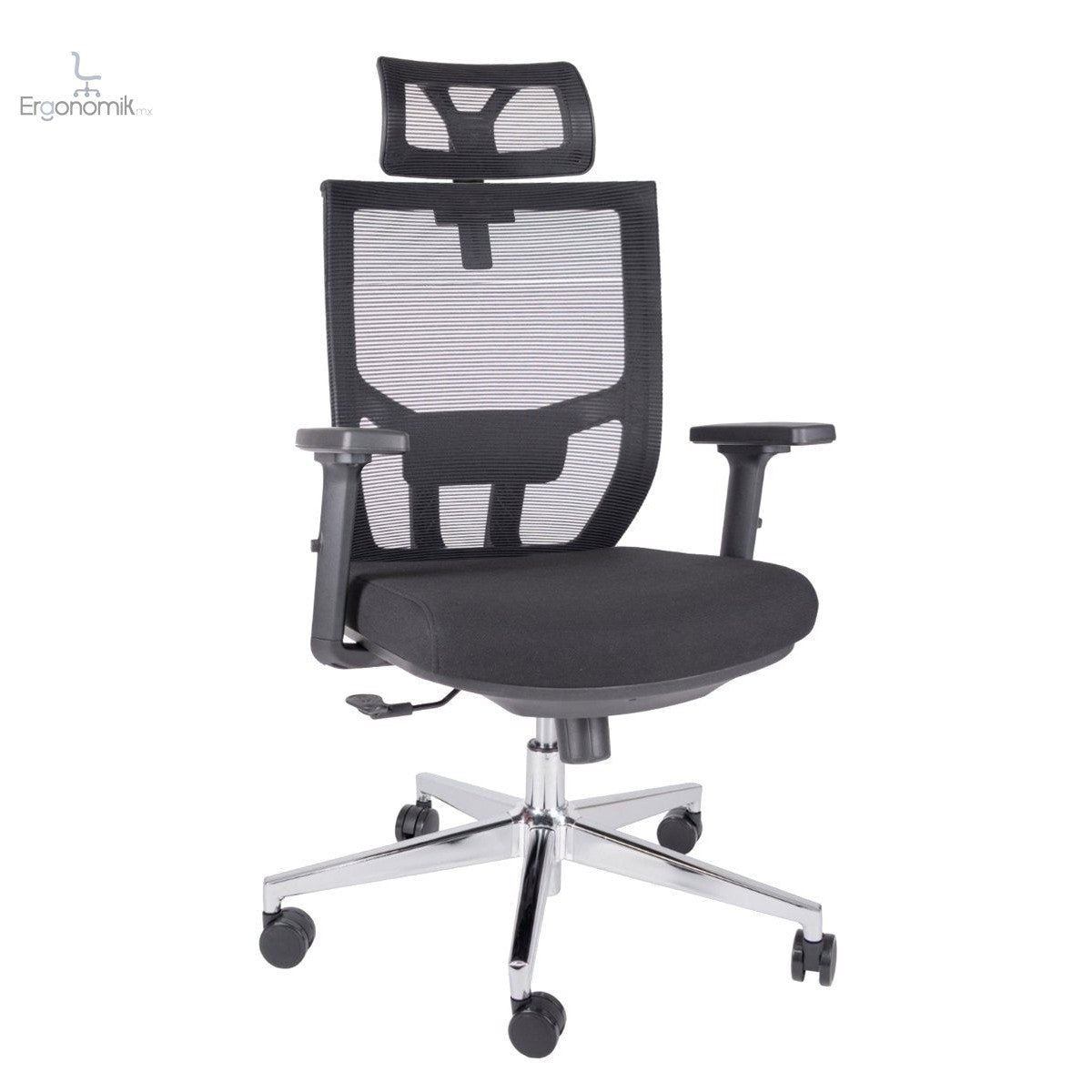 Silla Ejecutiva Aiko Negro con Cabecera - Ergonomik silla ergonomica OFFIHO