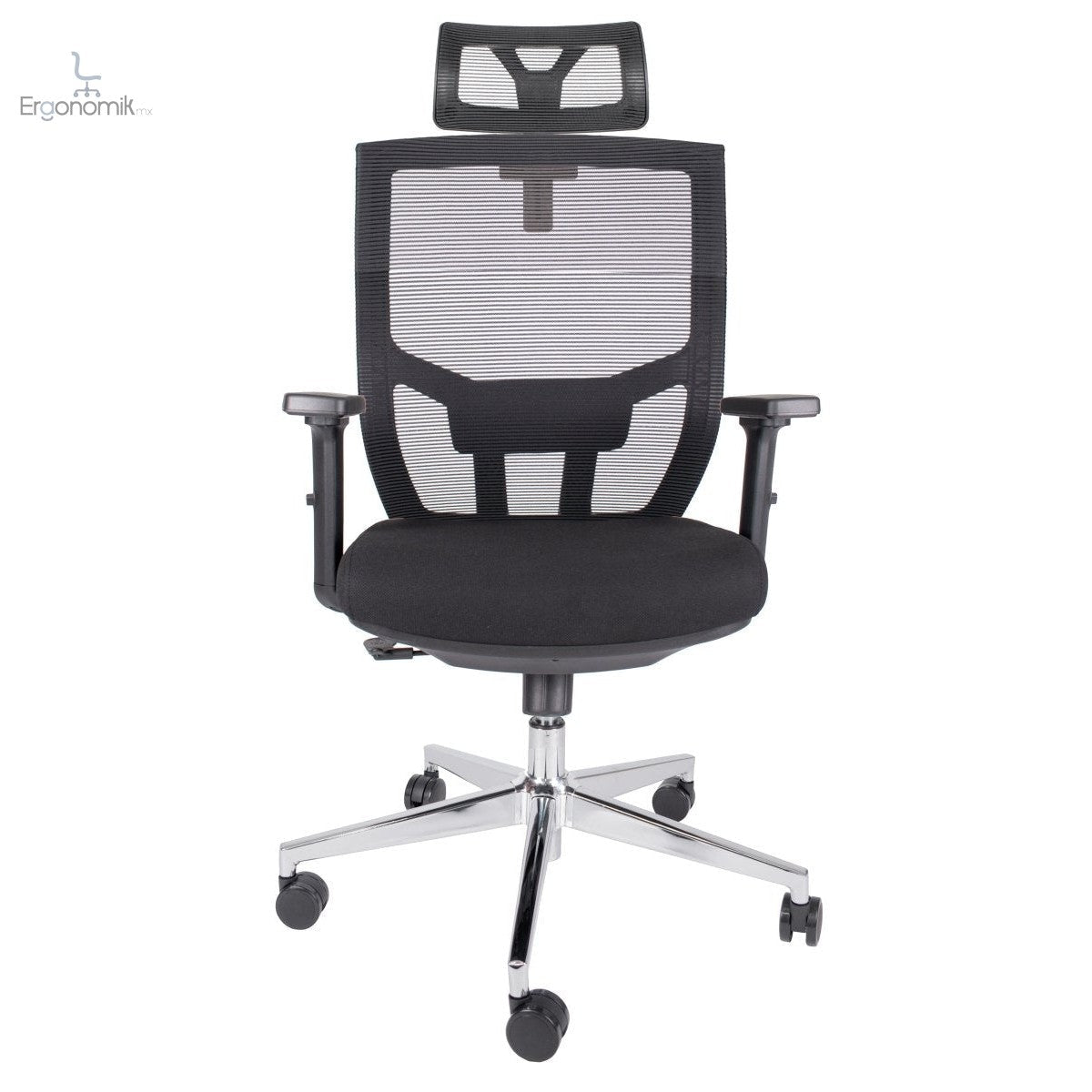 Silla Ejecutiva Aiko Negro con Cabecera - Ergonomik silla ergonomica OFFIHO