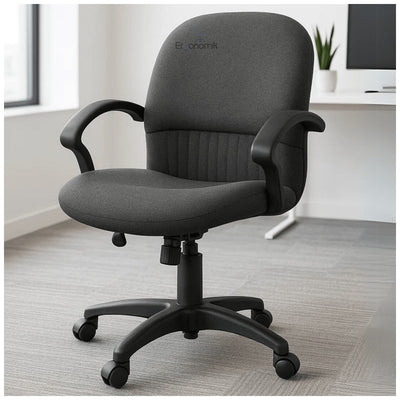 Silla Ejecutiva Etna en Tela y Respaldo Medio - Ergonomik silla ejecutiva OFIK