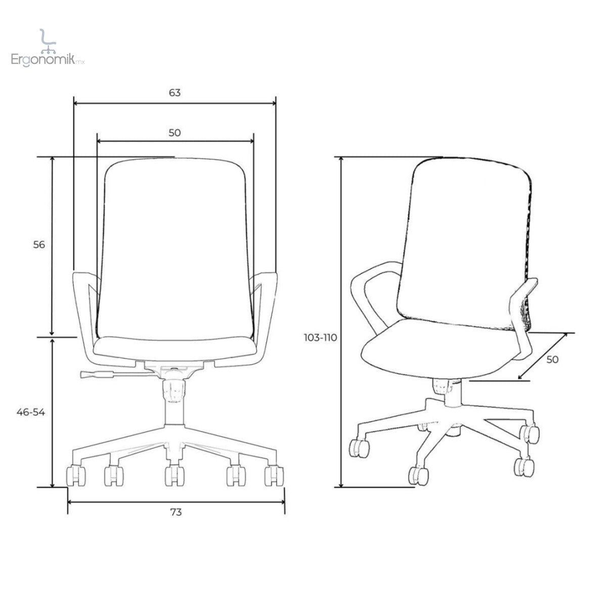 Silla Ejecutiva Fly - Ergonomik silla ergonomica Office Class